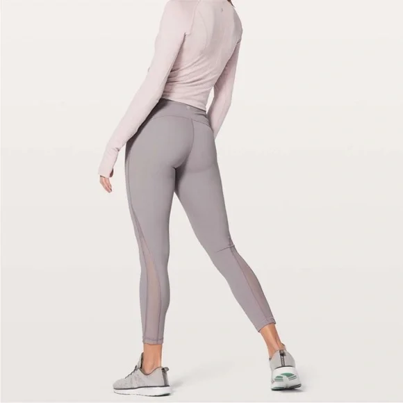 Lululemon Train Time Pants 7/8 Lavender Mulberry Leggings 25” size 10 - Picture 13 of 13